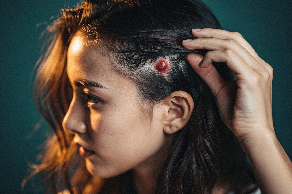 Bouton dans les cheveux : causes et solutions efficaces