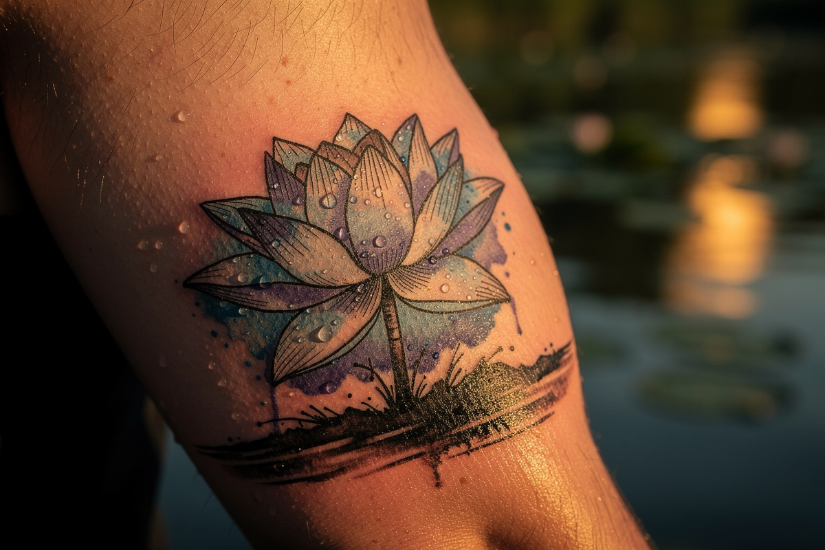 Que signifie un tatouage fleur de lotus ?