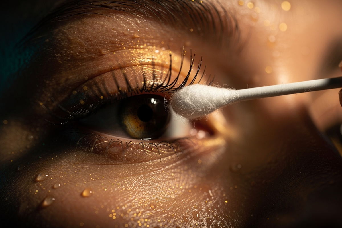 Comment enlever les résidus de colle d'extension de cils soi-même
