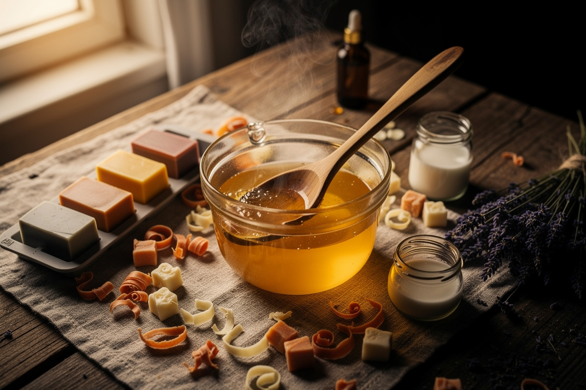 Comment faire fondre du savon sans eau ?