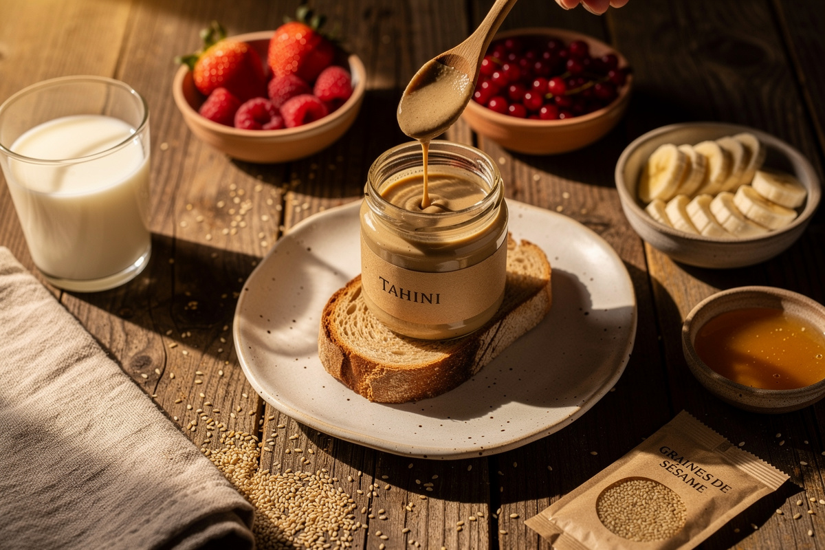 Purée de sésame au petit déjeuner : nos idées faciles