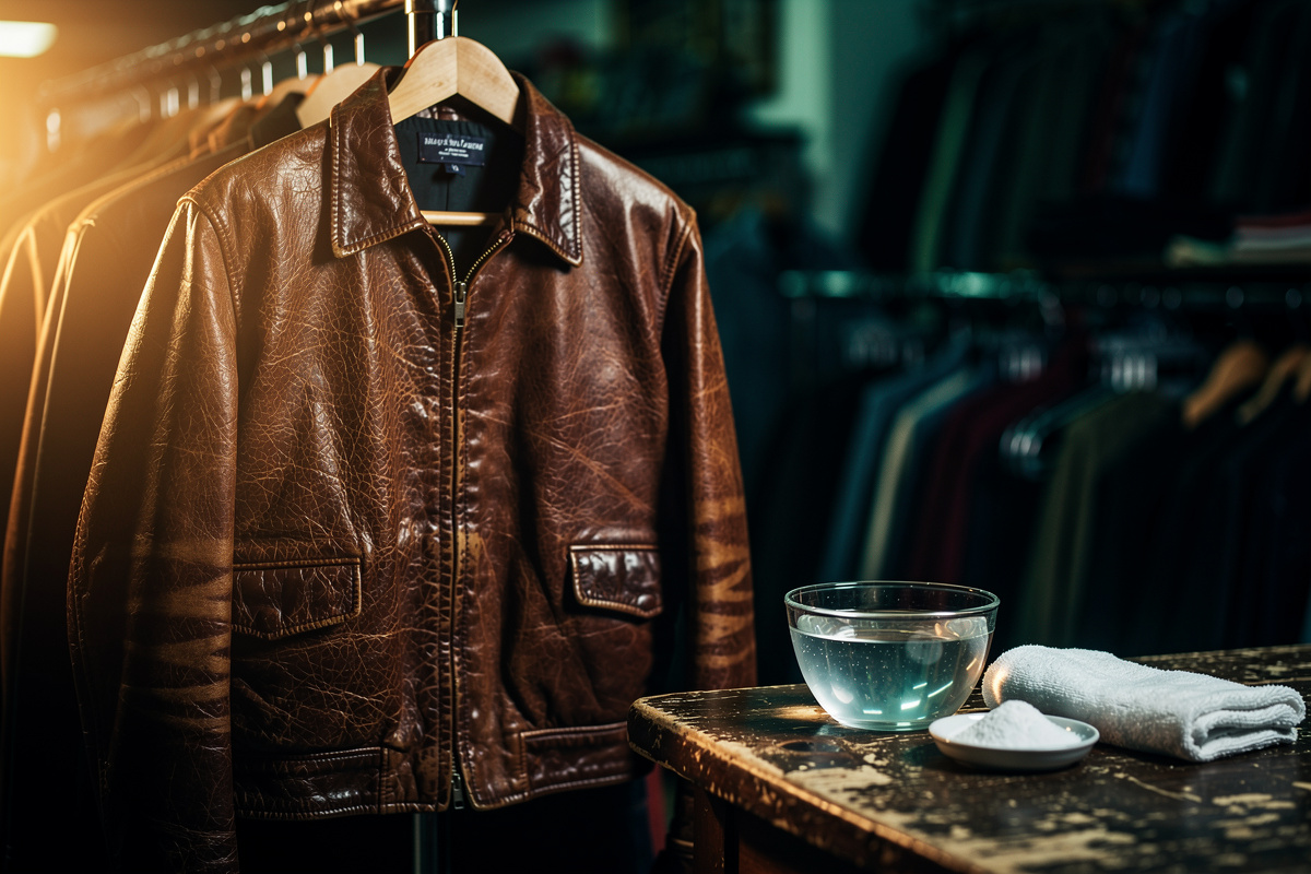 Vêtement en cuir : comment enlever l'odeur de friperie ?