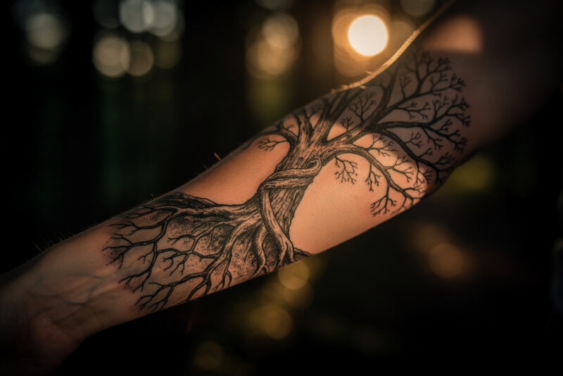 Tatouage arbre de vie : signification, styles et emplacements