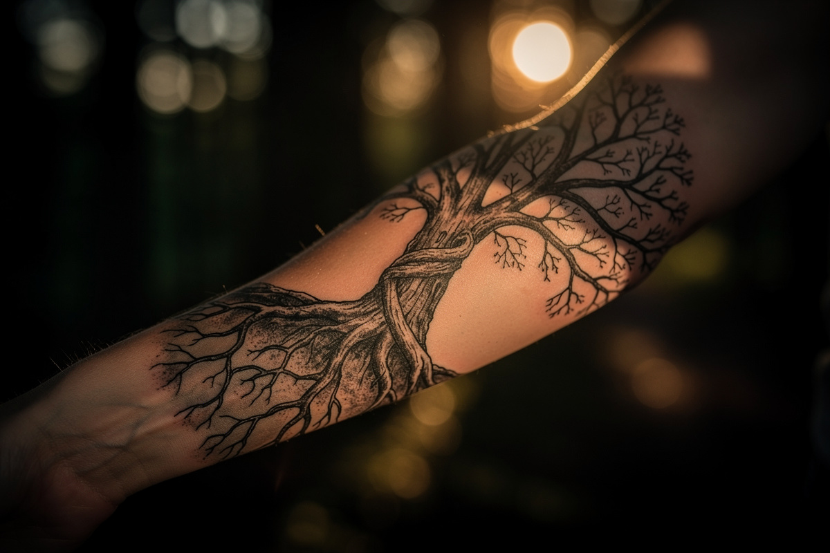 Tatouage arbre de vie : signification, styles et emplacements